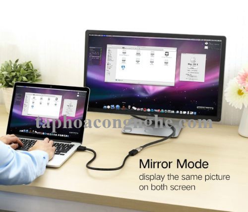 Ugreen 10140 0.5M màu Đen Cáp tín hiệu HDMI nối dài hỗ trợ 4K x 2K HD107 30010140